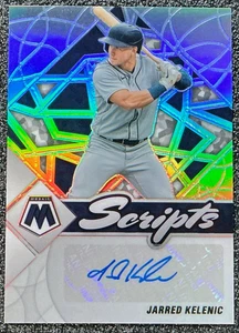 Jarred Kelenic 2022 Panini Mosaic #SC-JK Scripts Silver Prizm (AU) Mariners - Imagen 1 de 2