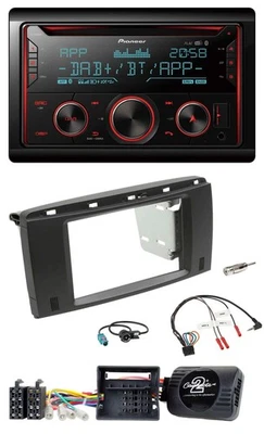 Pioneer 2DIN DAB Lenkrad Bluetooth USB CD Autoradio für Mercedes R-Klasse 2006-2 - Bild 1 von 4