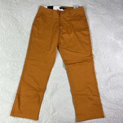 Volcom Men’s Slim Straight Ankle Fit Pants Burnt Orange Size 27 NWT - Image 1 of 4