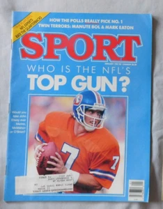 John Elway Denver Broncos Fall 1987 SPORT Magazine Ex - Picture 1 of 1