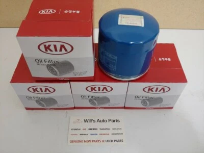 FILTRO DE ACEITE DE MOTOR ORIGINAL X 5EA TRAJES HYUNDAI ELANTRA 2000-2003 XD 1.8 GASOLINA Foto 1 de 4