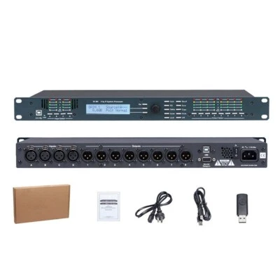 4.8SP 110V/220V 4 Inputs and 8 Outputs Digital Speaker Audio Processor Stage - Image 1 of 2