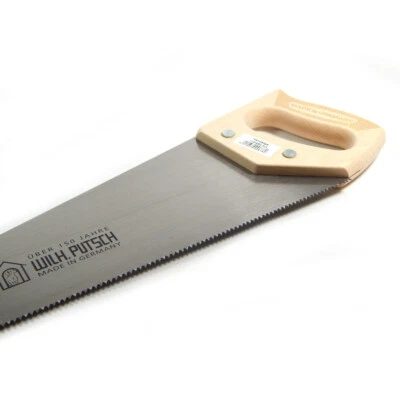 Handsäge Fuchsschwanz Einhandsäge mit Buchenheft WILPU Klassisch 450mm Profi c