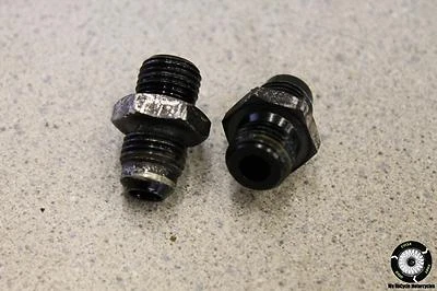 1999 Ducati 900 SS Engine Motor Oil Cooler Hose Fittings Adapters Thread 99 - Image 1 of 3