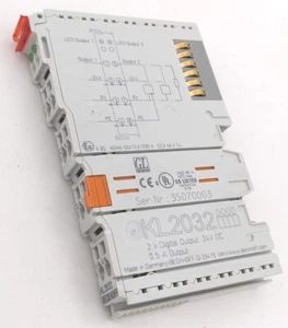 Beckhoff KL2032 2x Salida Digital 24vdc 0.5A Salida KL-2032 - Imagen 1 de 1