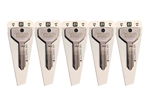 Hillman Axxess+ Brass Auto Key #17 Y155 For Chrysler Pack of 5 - Picture 1 of 1