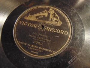 BYRON G HARLAN & FRANK STANLEY VICTOR GP 78RPM RECORD 5022 IOLA - Imagen 1 de 1