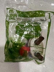 Juguete Happy Meal McDonalds Shrek The Third #1 SHREK MATCH UP CHALLENGE - 2007 - Imagen 1 de 2