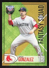 2012 Topps Opening Day Fantasy Squad  Adrian Gonzalez #FS-3 Boston Red Sox
