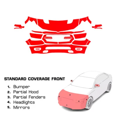 For Dodge Ram 1500 Sport 2019-2024 PPF PreCut Paint Protection film Clear Kit - Image 1 of 4