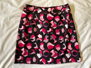 Cato Woman Pink Black Lined Straight Abstract Skirt Plus Size 18W - Picture 1 of 2