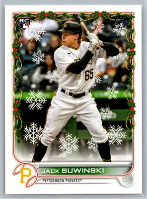 Jack Suwinski 2022 Topps Holiday BASEBALL #HW103 Pittsburgh Pirates RC - Image 1 of 2