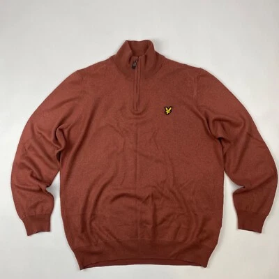 MEN'S LYLE AND SCOTT LONG SLEEVE HALF ZIP JUMPER FOR WINTER - Image 1 of 4