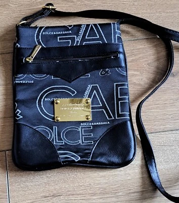 Dolce&Gabbana 20 Aniversario Cremallera Logo Ajustable Hombro Retro Bolso Foto 1 de 4