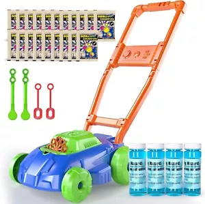 Bubble Lawn Mower – Outdoor Toy with Bubbles Included, Blue - Picture 1 of 6