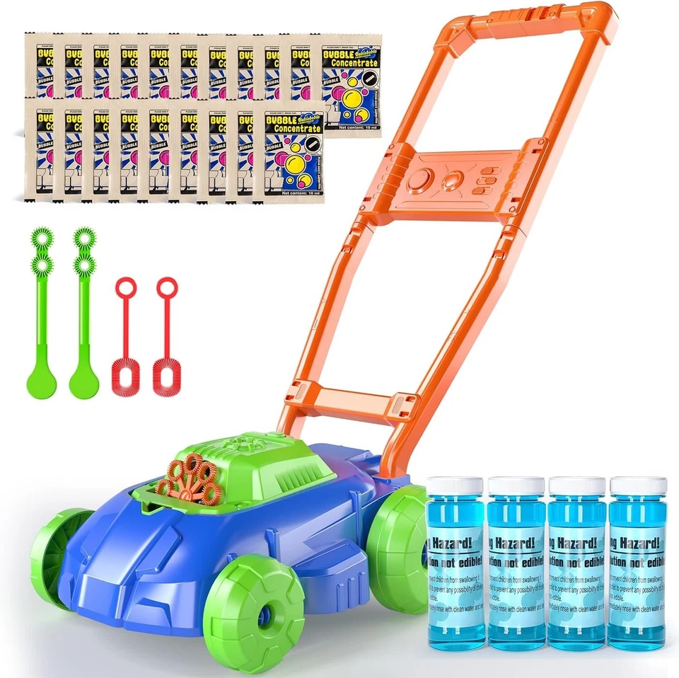 Bubble Lawn Mower – Outdoor Toy with Bubbles Included, Blue - Image 1 of 4