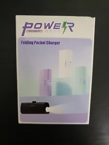 5000mAh Mini Portable Power Bank With Flashlight Charger For iPhone - Picture 1 of 7
