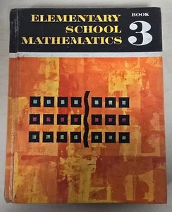 Elementary School Mathematics Book 3 1971 Vintage - Picture 1 of 4