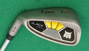 Left Handed Lynx Black Cat Sand Wedge Regular Steel Shaft Lynx Grip - Picture 1 of 4