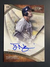 2017 Topps Tier One #BOA-TNA Tyler Naquin Auto On Card SP /300 Indians Mets Reds