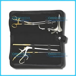 Juego de instrumentos de colposcopia Kit de instrumentos de ginecología de colposcopia con estuche - Imagen 1 de 5