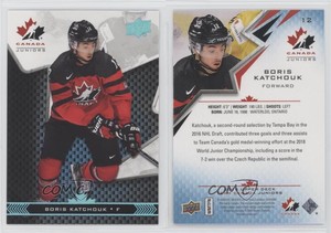 2018 Upper Deck Team Canada Juniors Blue Boris Katchouk #12