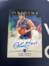 2021-22 Origins Basketball Luka Garza On Card Rookie Auto #RA-GAR Iowa Wolves