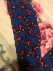 LULAROE BALLOON PRINT HTF Blue OS leggings - Picture 1 of 1