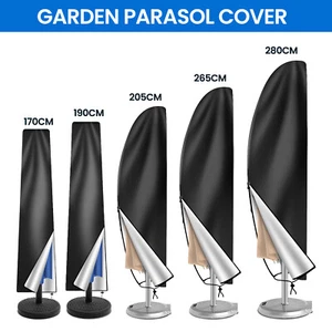 Parasol Banana Umbrella Cover Waterproof Cantilever Outdoor Garden Patio Shield - Picture 1 of 21