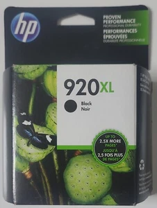 Cartuccia di inchiostro nero per HP 920XL ~ originale sigillata ~ scadenza 9/2017 - Foto 1 di 7