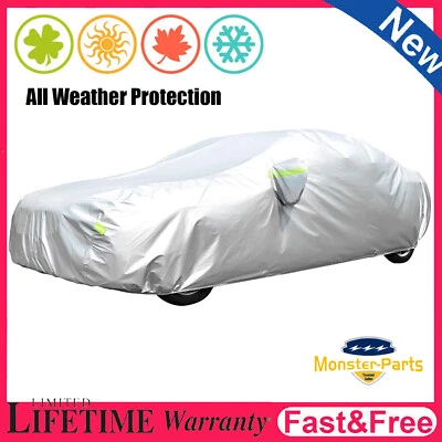 For Hyundai Sonata Car Cover Outdoor Waterproof Sun Rain Resistant All Weather - Image 1 of 4