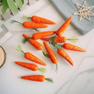 Carrots Mini Artificial Plastic Foam Carrot Party Decorations' - Picture 1 of 15