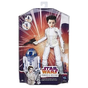 Star Wars Forces of Destiny Princesa Leia Organa y R2-D2 Aventura Figura Juego - Imagen 1 de 2