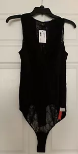 Neu mit Etikett by Malene Birger schwarzer Damenbody mit Spitze * Größe Medium * - Bild 1 von 6