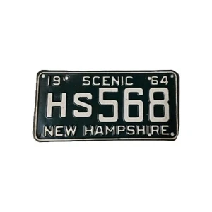 Vintage 1964 New Hampshire License Plate - Picture 1 of 2