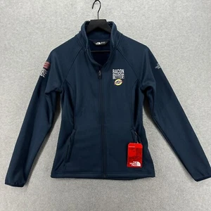 The North Face Jacket Womens Size Small Blue Fleece Full Zip Hatfield Bacon NWT - Picture 1 of 12