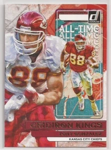 Donruss Tony Gonzalez All-Time Gridiron Kings 2022 #AT-2 Kansas City Chiefs - Imagen 1 de 2