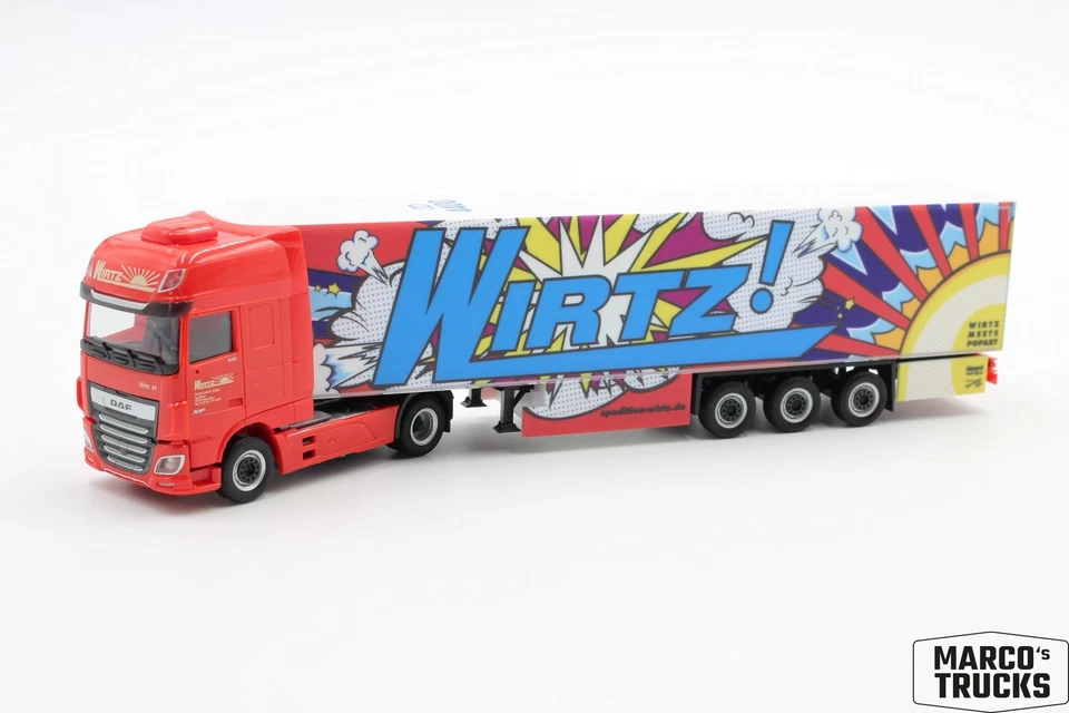 Herpa DAF XF 106 SSC Kühlsattelzug "Wirtz Bornheim Popart" 1:87 /H25471 - Bild 1 von 1