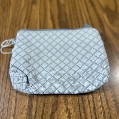 Thirty One Mini Zipper Pouch In Diamond Link Weave 31 Gifts Bag Tote - Image 1 of 4