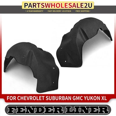 2 piezas forros interiores de guardabarros traseros para Chevrolet Suburban 2015-2020 GMC Yukon XL 4x4 Foto 1 de 4