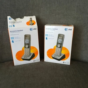 NIB AT&T Accessory Handset Cordless Phone w/ Caller ID & Call Waiting Set of 2 - Picture 1 of 4