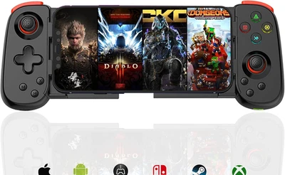 Controller Wireless per Iphone/Android, Mfi Bluetooth Mobile Game Gamepad per Io - Immagine 1 di 4