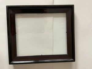 Antiker Rahmen Schwarz Roter Lack - Bild 1 von 4