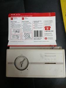 Honeywell Programmable Thermostat 1800 For Heat-only Systems 24V CT-1800 - Picture 1 of 2