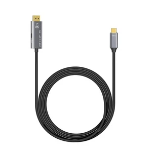 8K@60Hz USB-C to Displayport 1.4 Cable USB 3.1 Type C to DP with PD Charging - Imagen 1 de 11