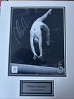 Official Olympic product: Gymnast Nadia Comaneci signed beam photo Ltd Edition
