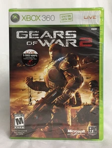 NEW sealed GEARS OF WAR 2 Xbox 360 MICROSOFT Epic GOW 1st Print - DNSB STICKER - Picture 1 of 3