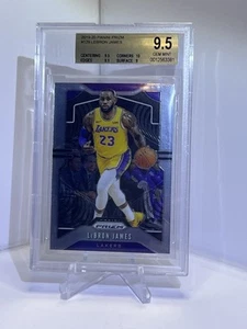 Panini Prizm Lebron James #129 2019-20 plata Prizm BGS 9,5 gema como nueva invertir cabra - Imagen 1 de 3