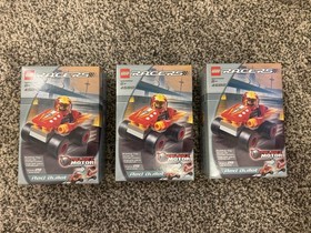 Vintage Lego Racer Red Bullet Car (4582)  (UNOPENED) Lot Of 3