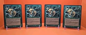 🟢🟢🟢 (4) 1995 MAGIC THE GATHERING WILD GROWTH ICE AGE PLAYED 🟢🟢🟢 - Picture 1 of 10